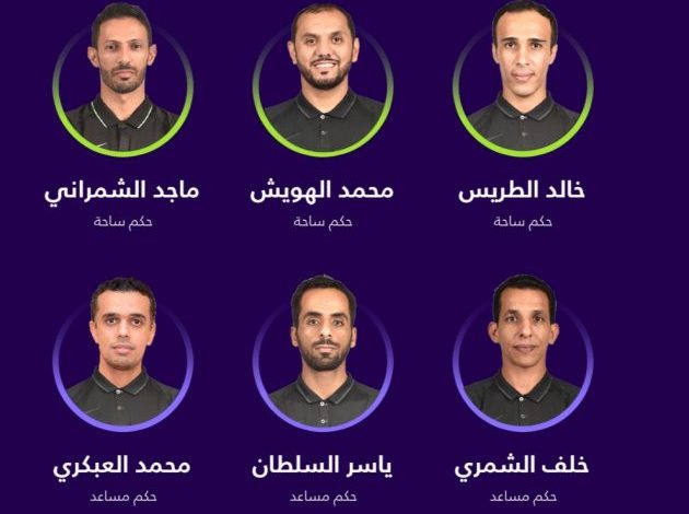 الإتحاد الآسيوي لكرة القدم يختار 6 حكام دوليين سعوديين للمشاركة في إدارة مباريات كأس آسيا 2023