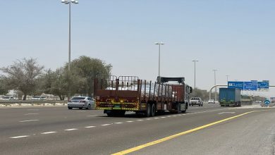 تعديل أوقات منع دخول الشاحنات وحافلات نقل العمال لجزيرة أبوظبي الاثنين المقبل