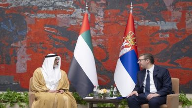 خالد بن محمد بن زايد يبحث تعزيز العلاقات مع الرئيس الصربي في بلغراد