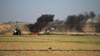 فيديو وصور| إصابتان برصاص الاحتلال نتيجة قمعه للمسيرات الحدودية شرق قطاع غزة