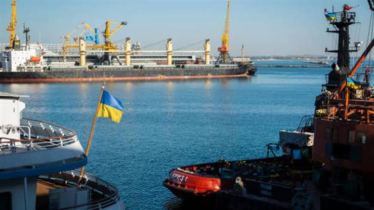 كييف: سفينتا نقل حبوب تسعيان لدخول ميناء تشورنومورسك الأوكراني