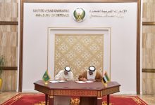 وزير الدولة لشؤون الدفاع بالإمارات والأمين العام لمجلس التعاون يوقعان على اتفاقية مقر الأكاديمية الخليجية للدراسات الإستراتيجية والأمنية