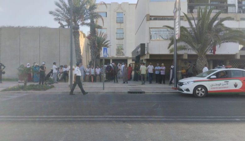 احتجاجات في بلدية أكادير بينما كان أخنوش يحضر دورتها العادية