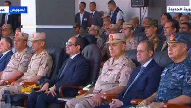 الرئيس السيسي يشهد عرضا لمركبة استطلاع شاركت في نصر أكتوبر