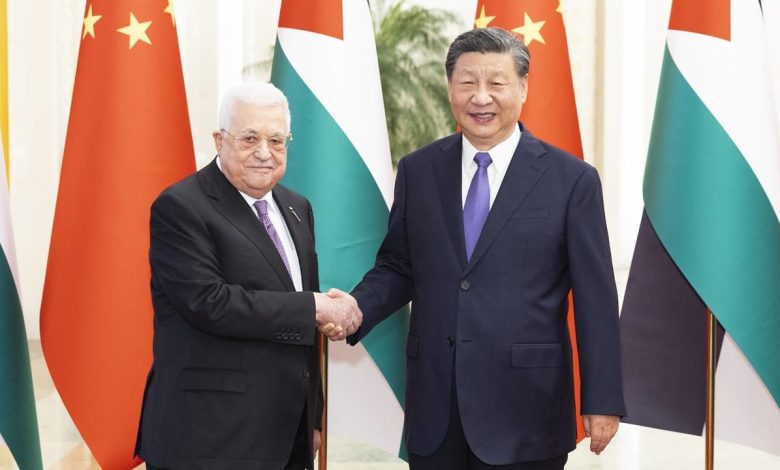تحرك صيني لعقد مؤتمر دولي لاستئناف مفاوضات السلام بين الفلسطينيين وإسرائيل