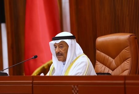 رئيس الشورى: نؤكد على الحقوق المشروعة للشعب الفلسطيني انطلاقًا من نهج مملكة البحرين ورؤية جلالة الملك الداعمة للسلام والحوار