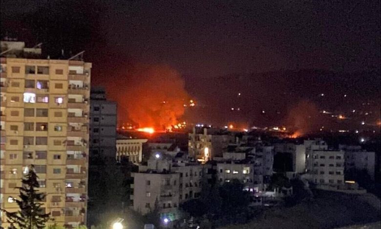 مقتل 8 جنود سوريين بعد قصف إسرائيلي على سوريا ردا على هجوم صاروخي في شمال إسرائيل