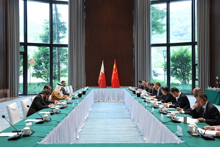 وزير الصناعة والتجارة يجتمع بوزير التجارة بجمهورية الصين الشعبية الصديقة