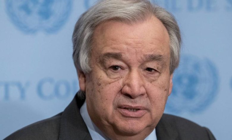 الأمين العام للأمم المتحدة: الوضع في غزة مروّع - أخبار السعودية
