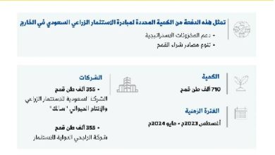 الهيئة العامة للأمن الغذائي ترسي مناقصة المستثمرين السعوديين في الخارج - أخبار السعودية