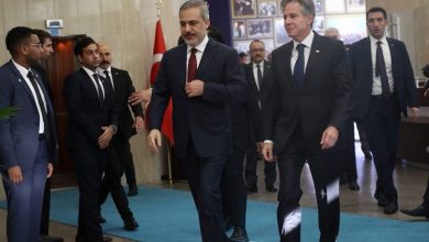بلينكن يلتقي وزير الخارجية التركي في أنقرة
