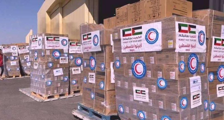 المساعدات الإنسانية لغزة.. الكويت حلت ثالثا