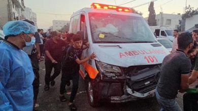 الهلال الأحمر الفلسطيني: 7 سيارات إسعاف فقط تعمل في غزة