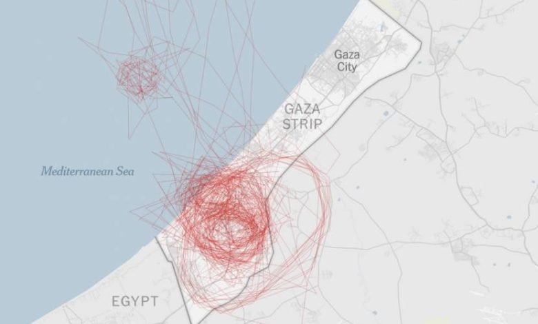 طائرات استطلاع أمريكية تحلق فوق غزة لجمع المعلومات الاستخبارية