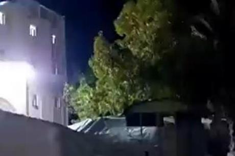 فيديو - مشاهد للحزام الناري الذي ينفذه طيران الاحتلال في محيط المستشفى الأندونيسي