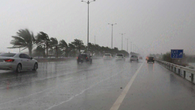 أمطار رعدية ورياح نشطة.. حالة الطقس المتوقعة اليوم في المملكة