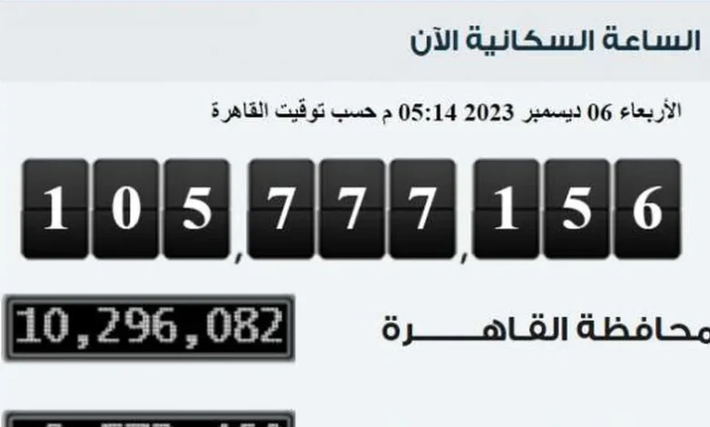 المصريون زادوا 109 آلاف نسمة في 30 يوما.. « الإحصاء» يكشف التفاصيل