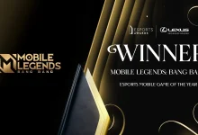 لعبة Mobile Legends: Bang Bang تحصل على جائزة لعبة العام للهواتف