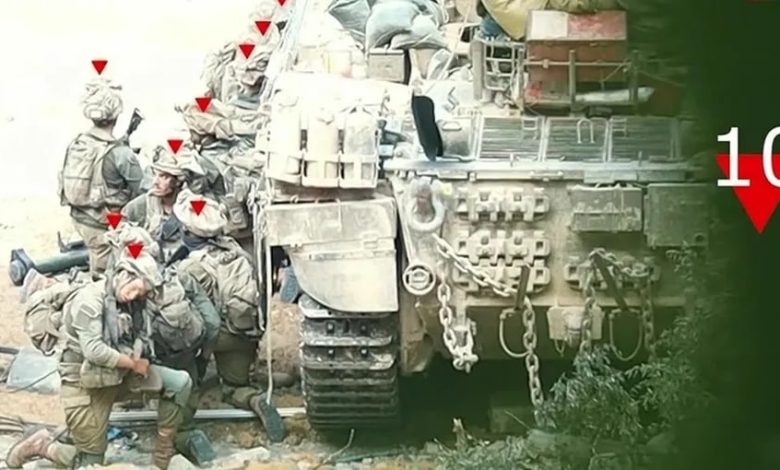 لقطات غير مسبوقة.. القسام تبث مشاهد لإجلاء قتلى وجرحى ورتل آليات مدمر (فيديو)