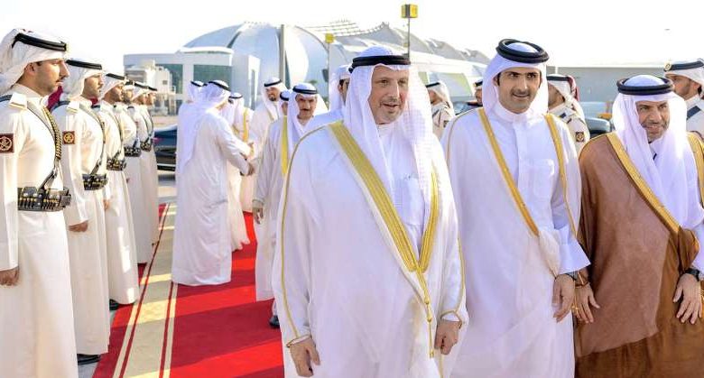 ممثل سمو الأمير وزير الخارجية يغادر قطر