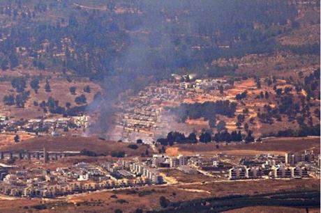 انفجارات قرب كريات شمونة على الحدود مع لبنان