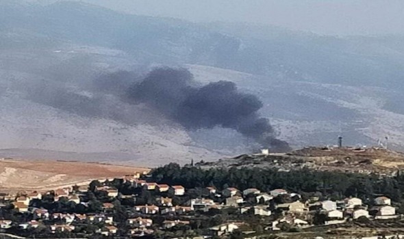 حزب الله يستهدف 7 مواقع للجيش الإسرائيلي في جنوب لبنان