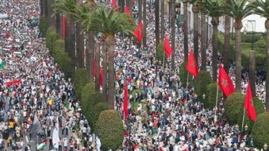 مظاهرات في 56 مدينة مغربية دعما لغزة