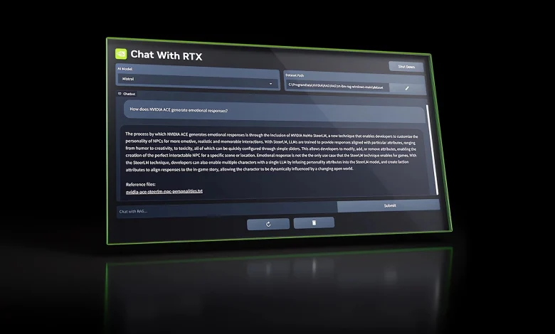 شركة NVIDIA تقدم Chat with RTX لمساعد شخصي مصمم من أجلك فقط!
