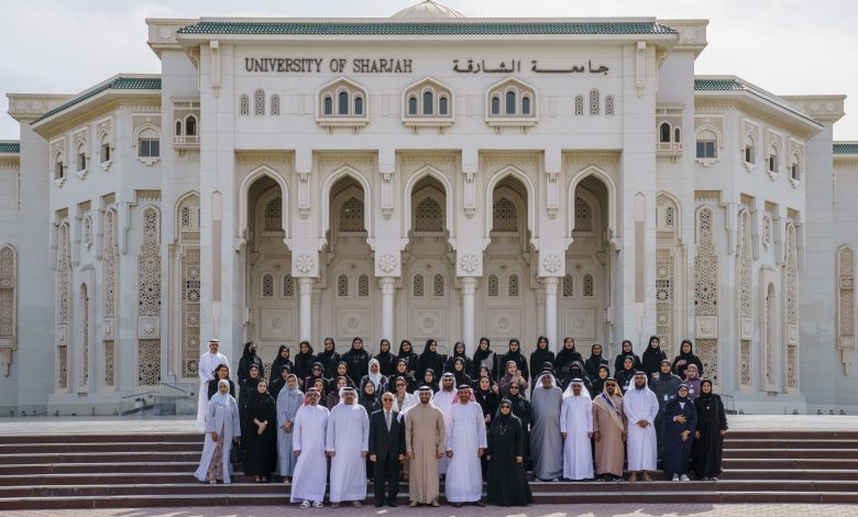 سلطان بن أحمد القاسمي يلتقي أعضاء الهيئة التدريسية المواطنين في جامعة الشارقة
