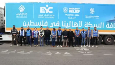 مجلس الشباب المصري يشارك بـ40 شاحنة في أكبر قافلة للتحالف الوطني لدعم غزة