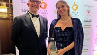 فرح الديبانى تحصل على جائزة المرأة العربية من منظمة London Arabia